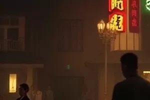 三次日落公路剧情片封面，荒漠公路尽头的落日